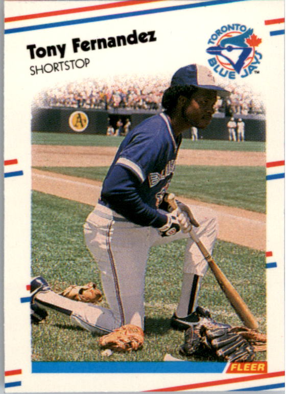 1988 Fleer Mini Baseball Cards 061      Tony Fernandez